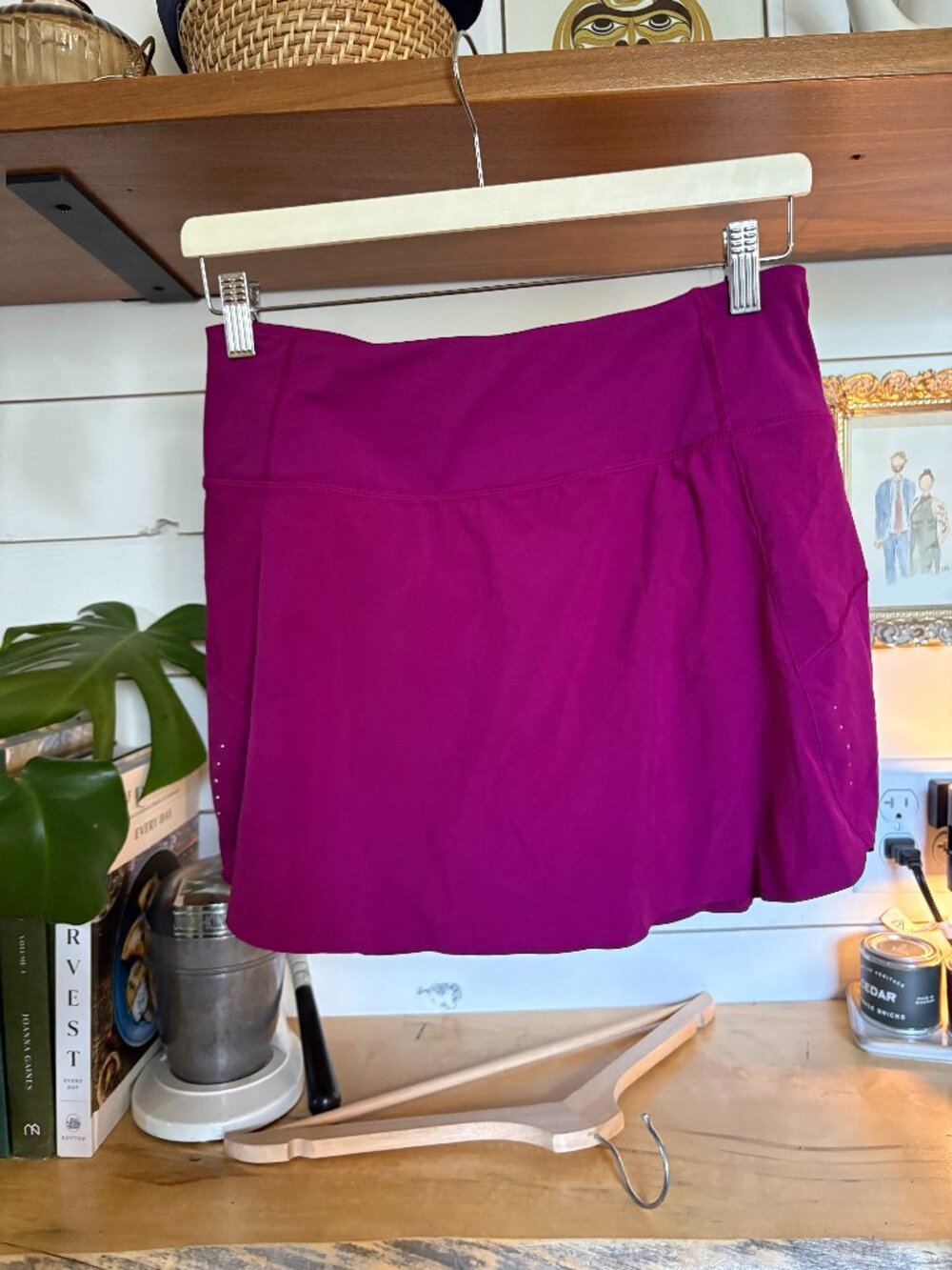 Athleta Run With It 14” Skort – Bright purple/pink – Small